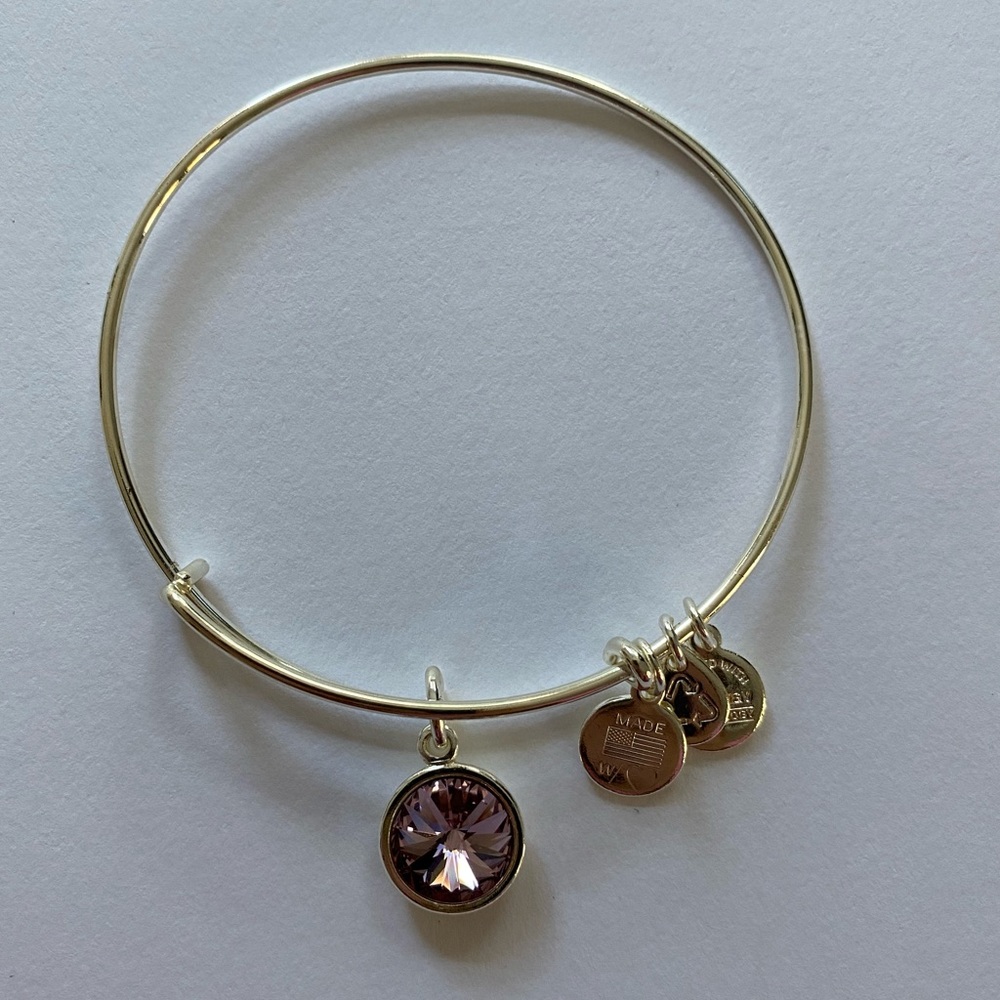 Alex and Ani Charm Bracelet June Birthstone